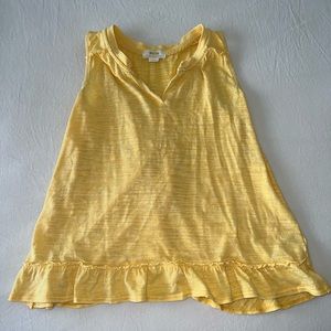 Maeve by Anthropologie Yellow Top XS